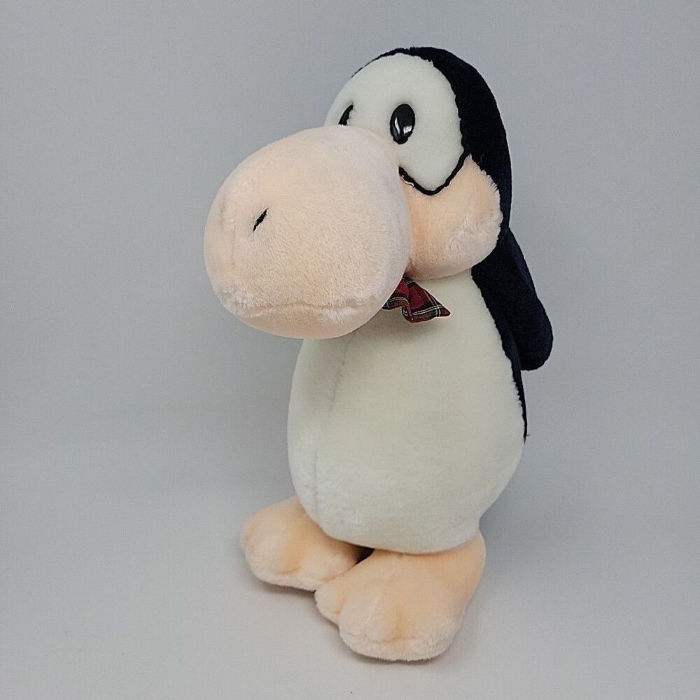 Dakin OPUS Plush Penguin 12 in Plaid Bowtie Bloom County 1987 Washington Post